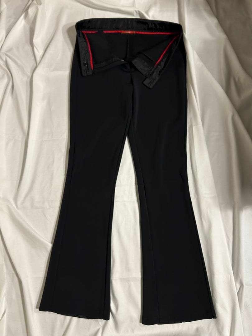 PRADA ジップ ナイロン フレアパンツ