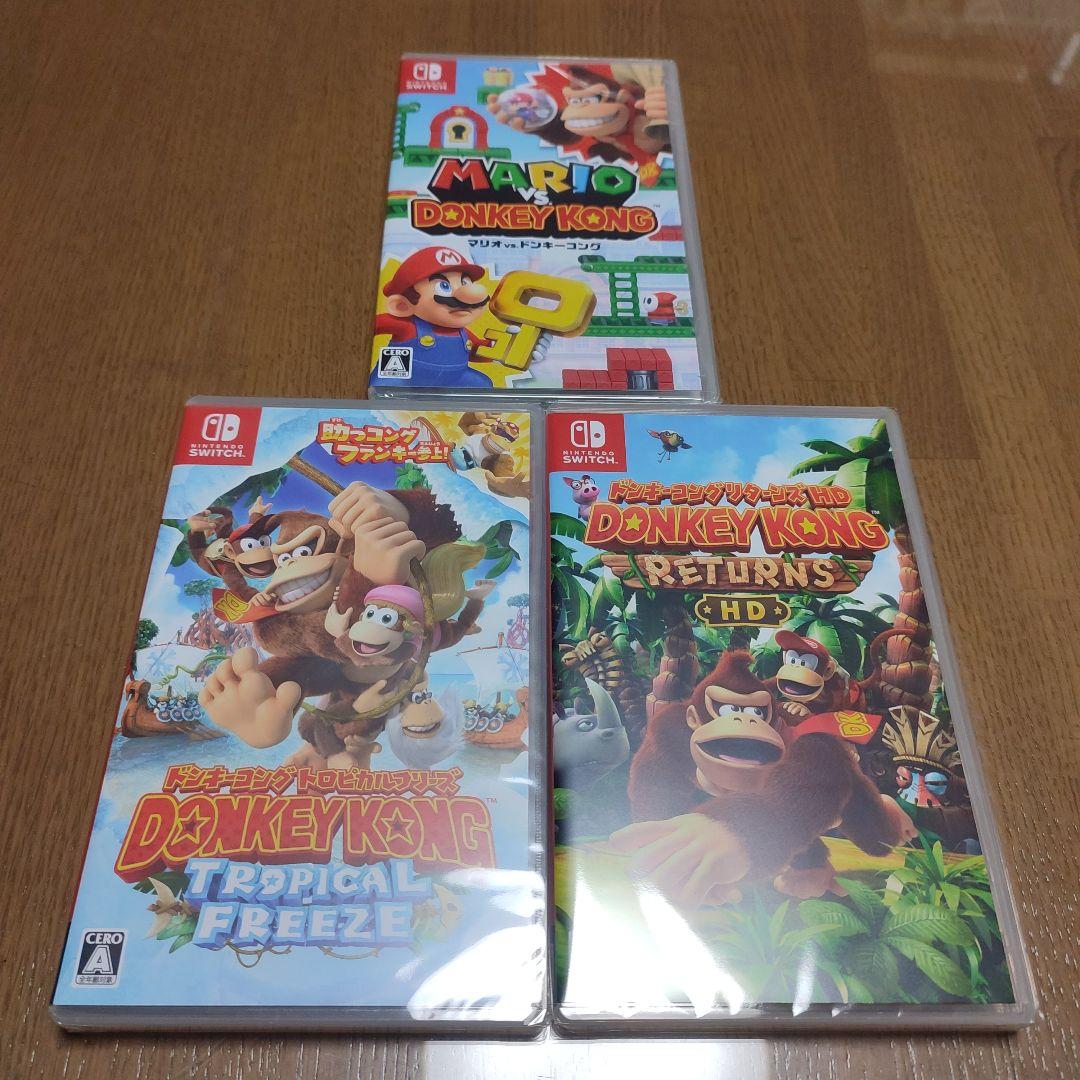 新品未開封　マリオ vs ドンキーコング　トロピカルフリーズ　リターンズHD