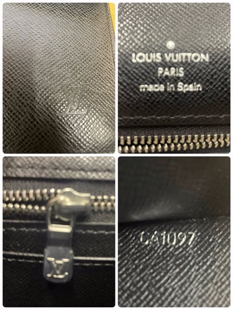 ルイヴィトン タイガ セレンガ クラッチバッグ ブラック