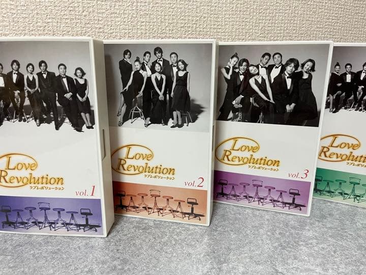 藤木直人テレビドラマラブレボリューション全4巻セットVHSビデオ