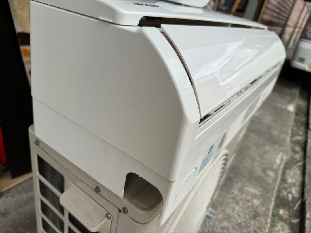 室外機も送料込 シャープ エアコン 10畳用 クーラー 2.8kw
