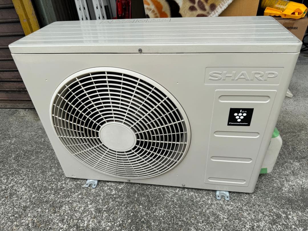 室外機も送料込 シャープ エアコン 10畳用 クーラー 2.8kw