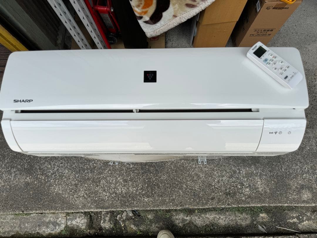 室外機も送料込 シャープ エアコン 10畳用 クーラー 2.8kw