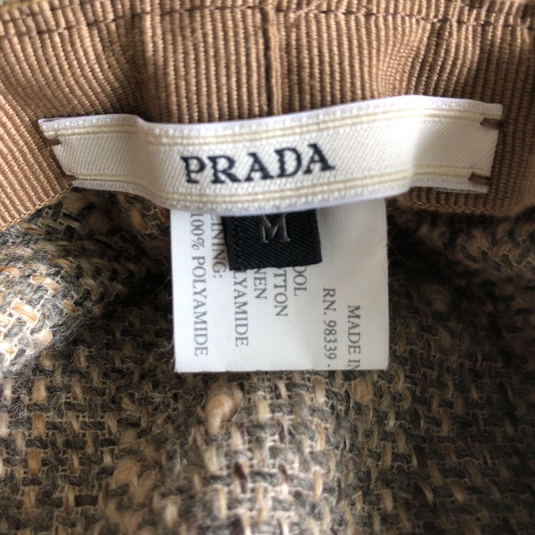 プラダ　ツイードハット