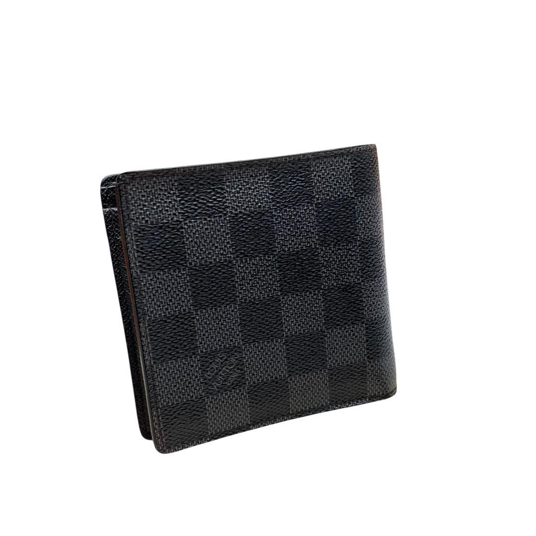 ルイヴィトン ダミエ グラフィット ポルトフォイユ マルコ 二つ折り 財布