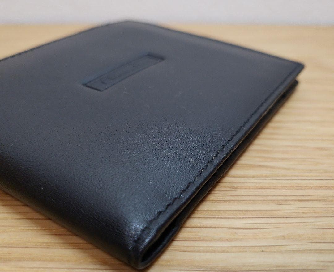 希少　美品　Christian Dior ディオール　二つ折り財布　ブラック