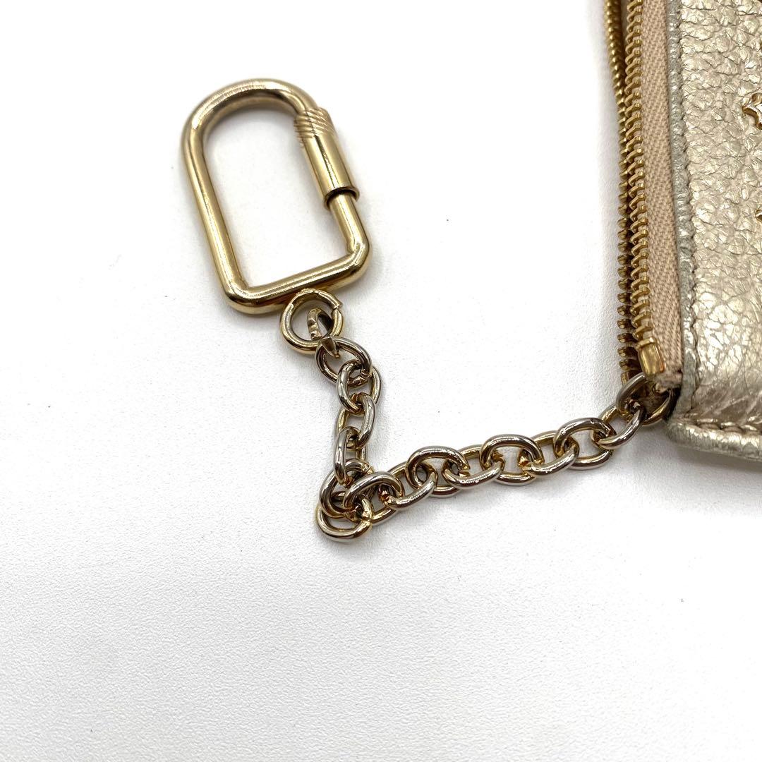 美品　JIMMY CHOO 星型スタッズ ケース　ゴールド　キーリング付き