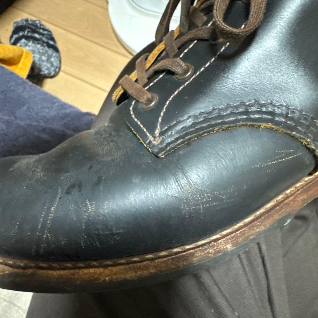 k*n様 レッドウィング　RED wing フラットボックス　茶芯