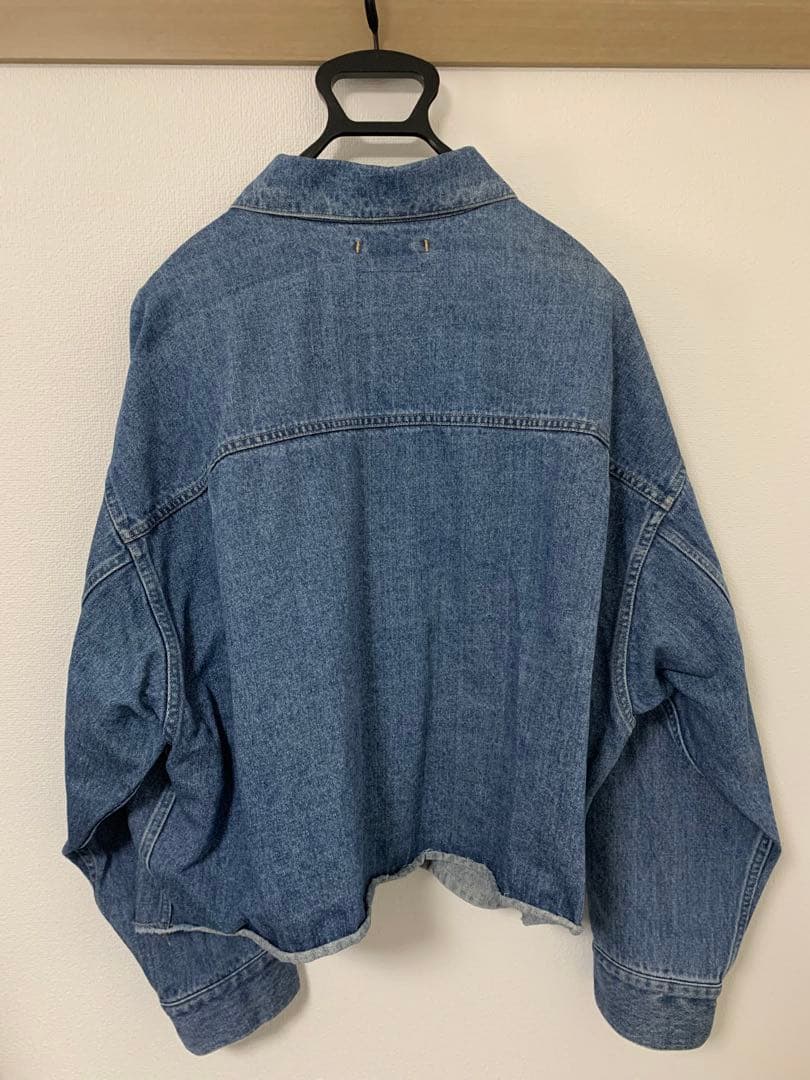 doublet　17AW CUT OFF SILK DENIM BLOUSON