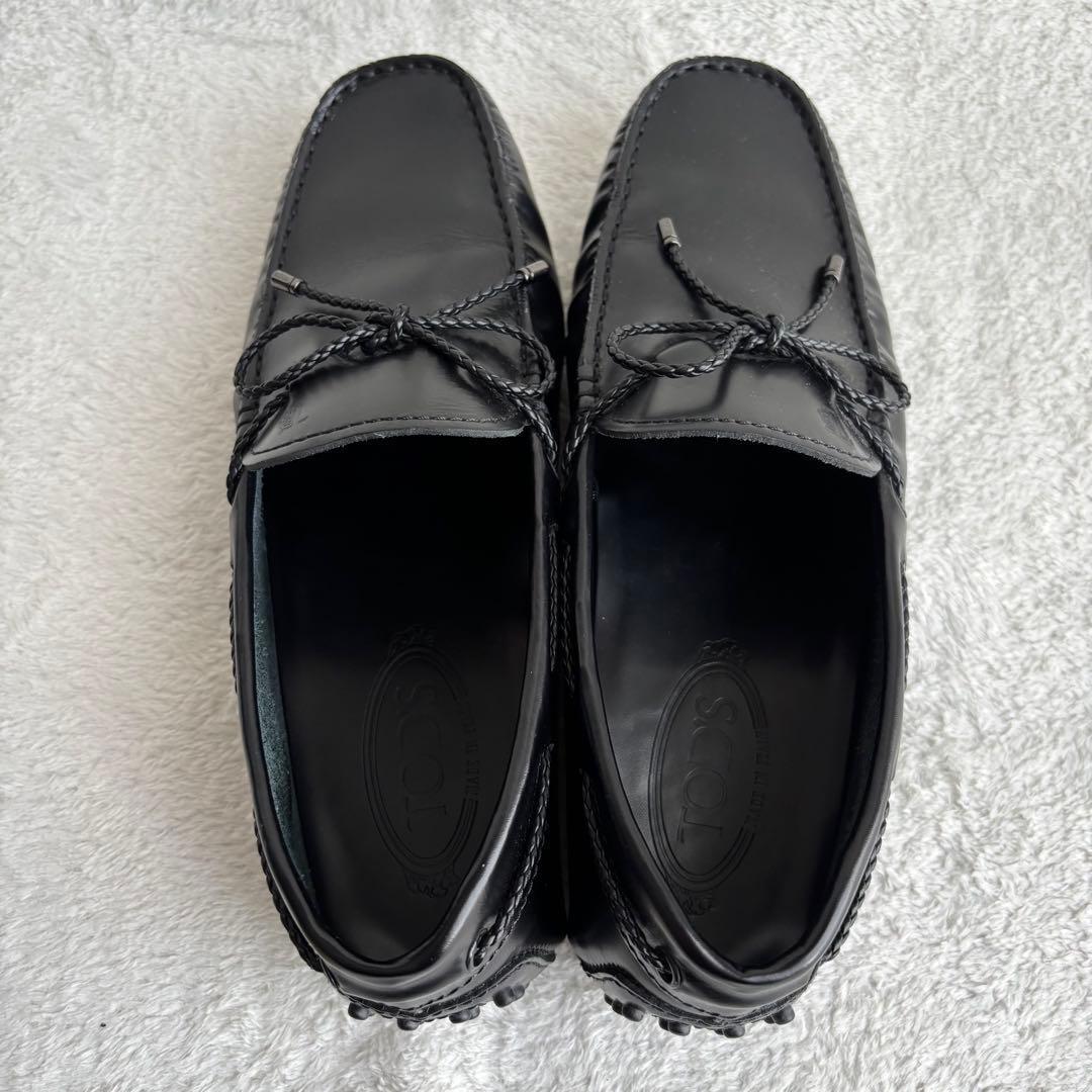 ✨️未使用級 TOD'S トッズ ドライビングシューズ 26.5㎝ レザー 黒