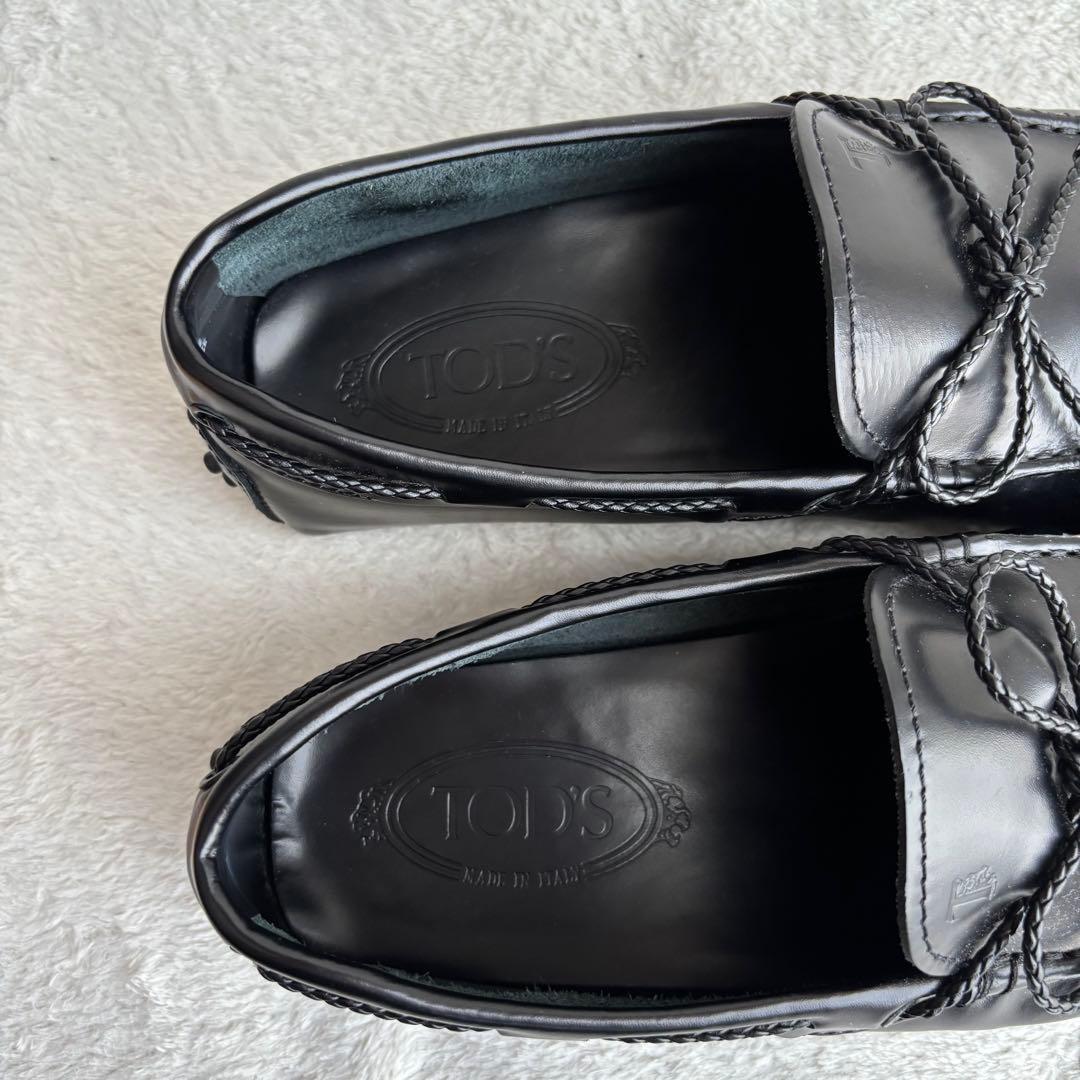 ✨️未使用級 TOD'S トッズ ドライビングシューズ 26.5㎝ レザー 黒
