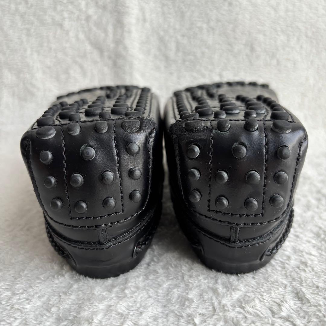 ✨️未使用級 TOD'S トッズ ドライビングシューズ 26.5㎝ レザー 黒