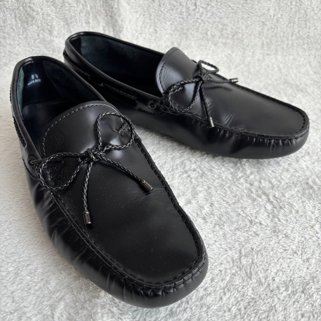 ✨️未使用級 TOD'S トッズ ドライビングシューズ 26.5㎝ レザー 黒