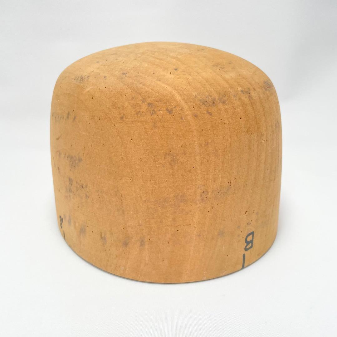 帽子の木型 ② 大丸角クラウン【57】 帽子の型 帽子木型 送料無料 匿名配送