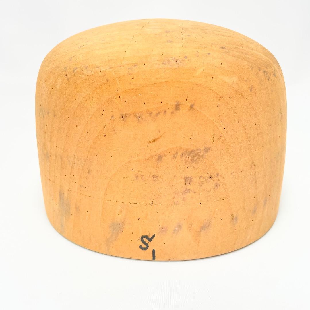 帽子の木型 ② 大丸角クラウン【57】 帽子の型 帽子木型 送料無料 匿名配送