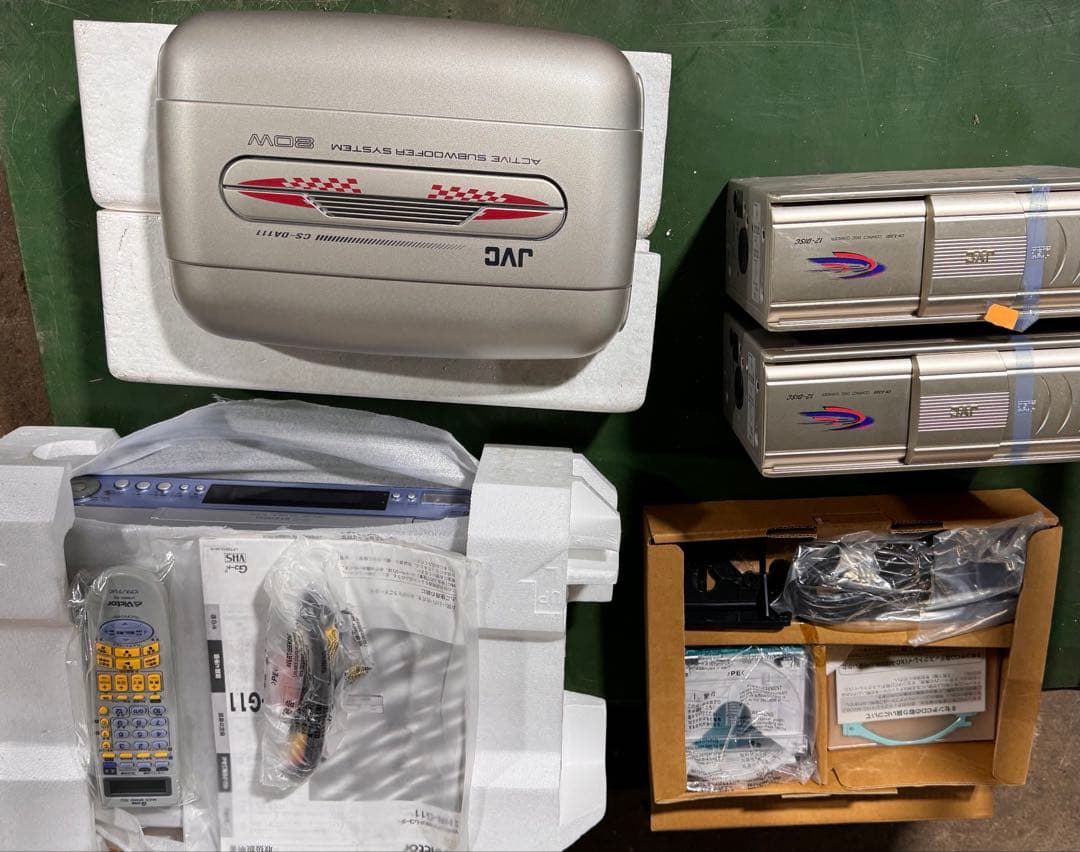 JVC カーオーディオ一式｜HR-G11＋CH-X300×2＋CS-DA111