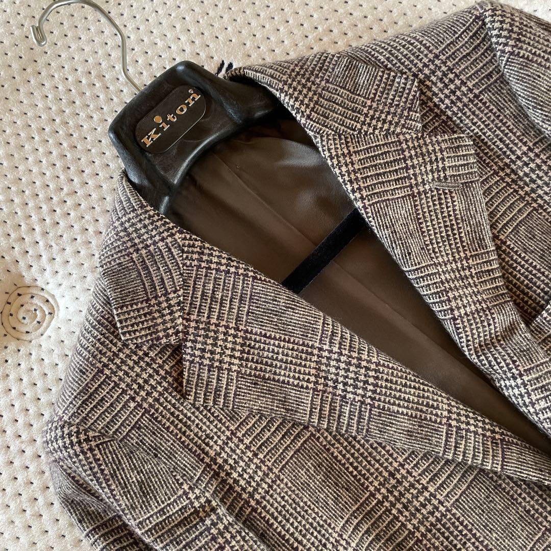 tie your tie 別注　Kiton jaket 44 カシミヤ 100