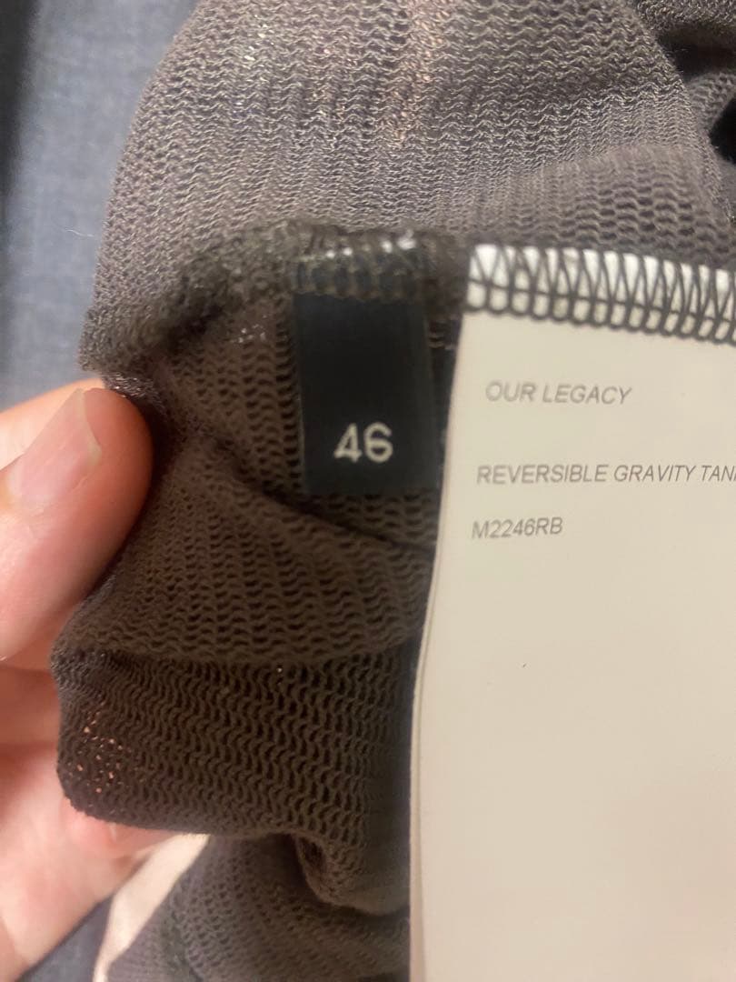 トップス Our Legacy REVERSIBLE GRAVITY TANK