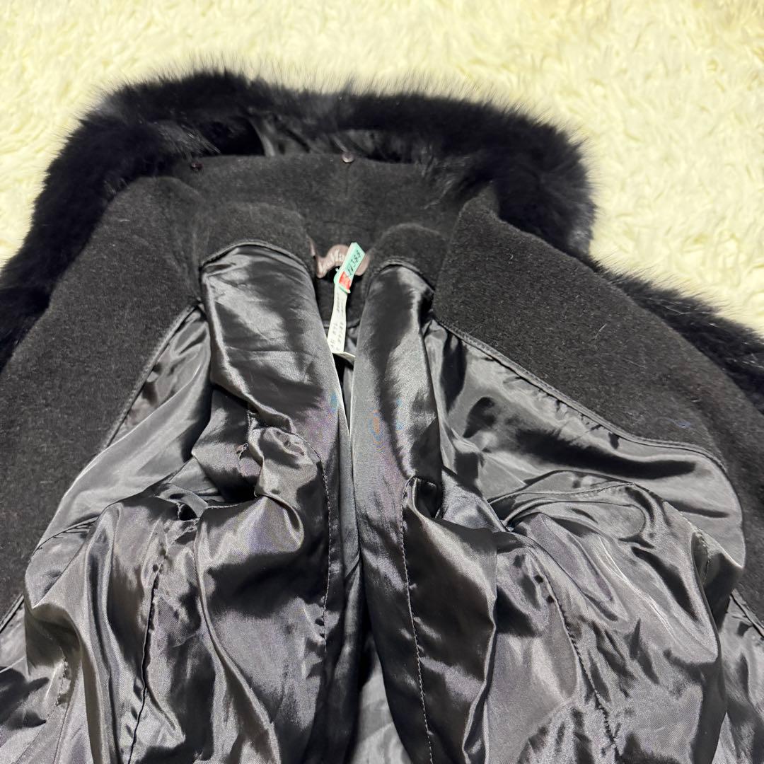 リックン様　マックスマーラ　ロングコート　カシミヤ　フォックスファー