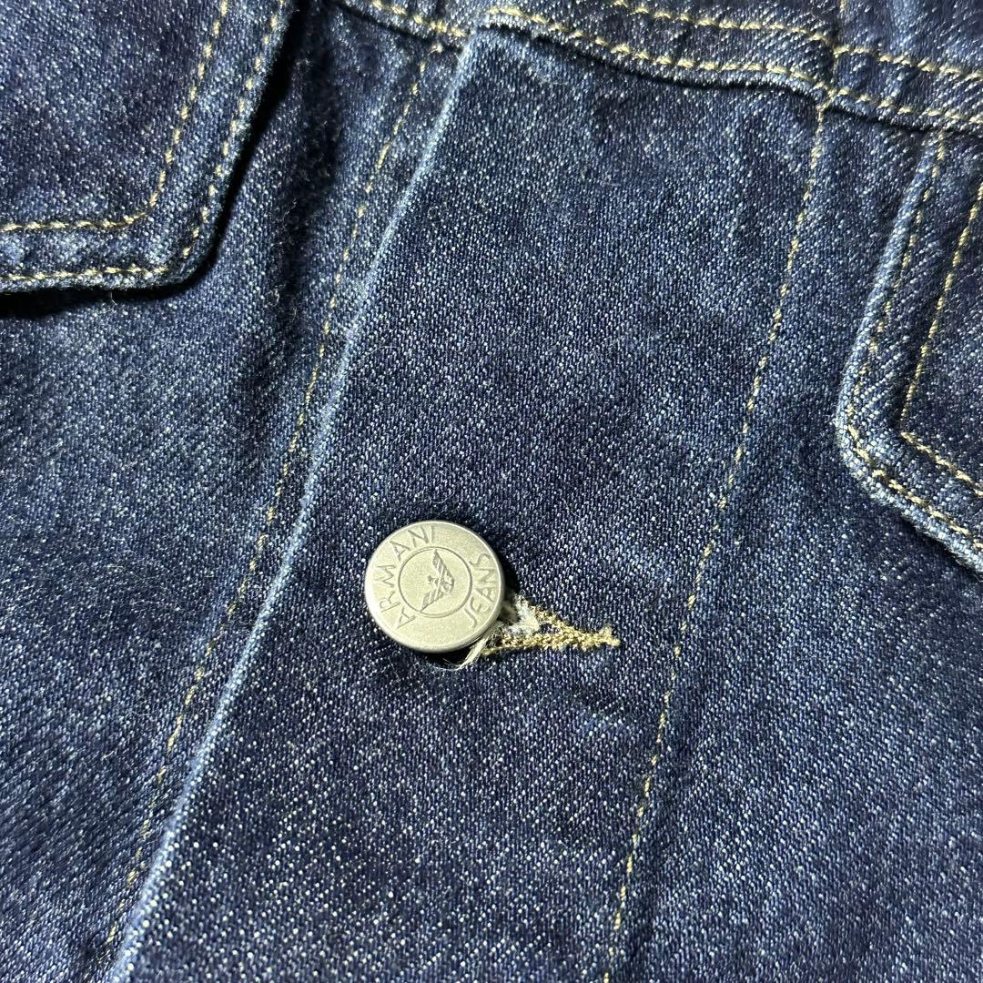 美品00s ARMANI JEANS トラッカー デニムジャケット 32