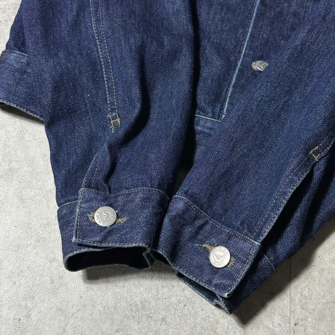 美品00s ARMANI JEANS トラッカー デニムジャケット 32