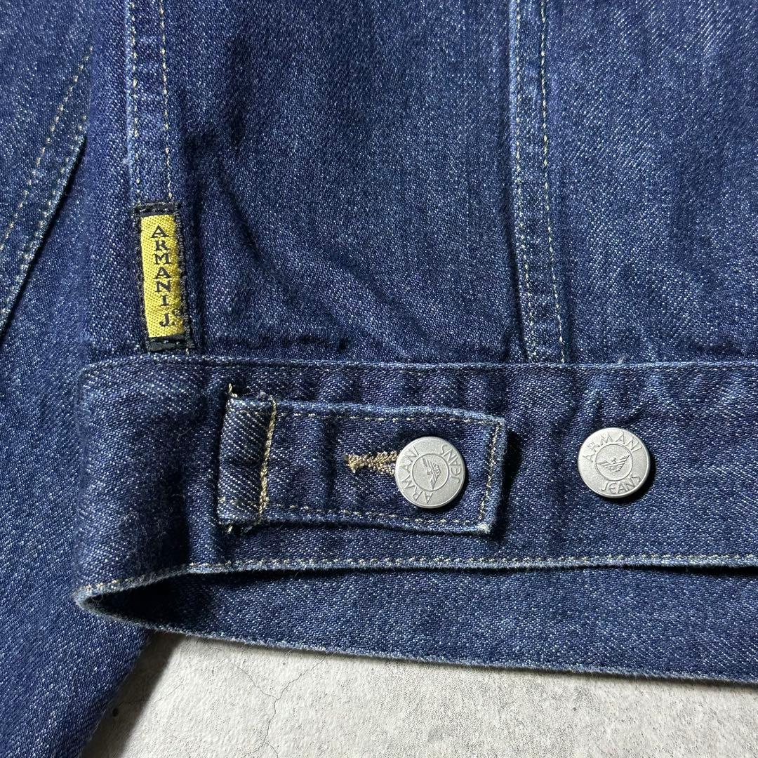美品00s ARMANI JEANS トラッカー デニムジャケット 32