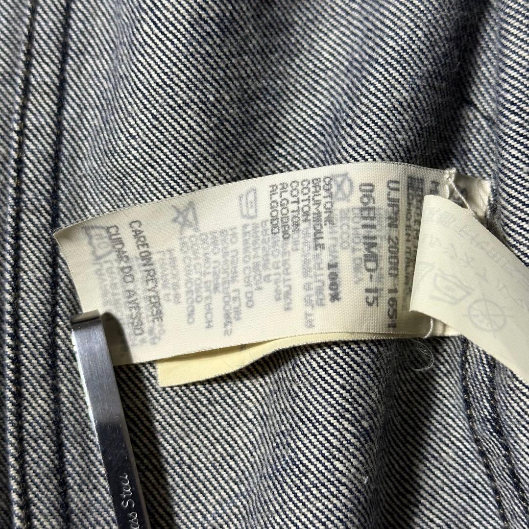 美品00s ARMANI JEANS トラッカー デニムジャケット 32