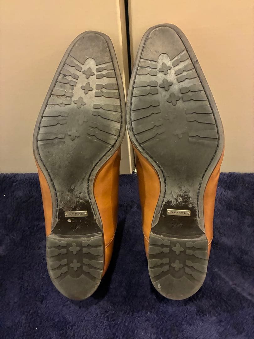 REGAL 011R ストレートチップ ブラウン 茶 27.5 レザー ビジネス