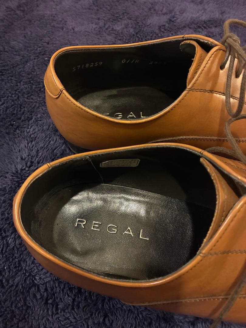 REGAL 011R ストレートチップ ブラウン 茶 27.5 レザー ビジネス