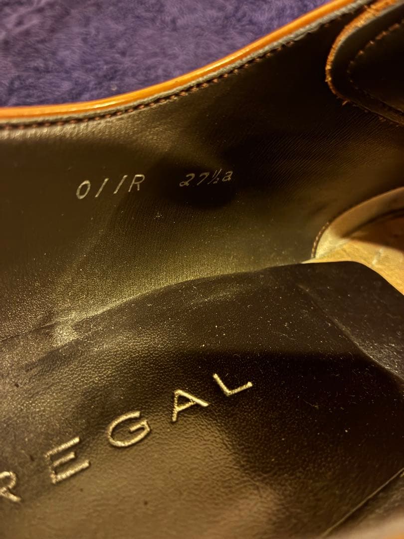 REGAL 011R ストレートチップ ブラウン 茶 27.5 レザー ビジネス