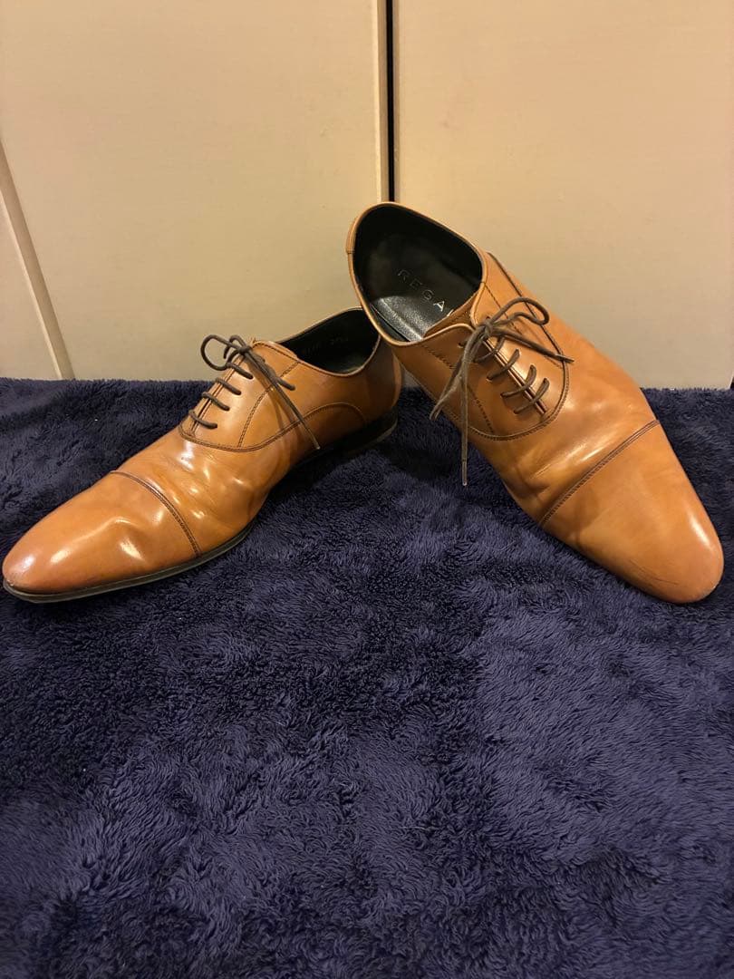 REGAL 011R ストレートチップ ブラウン 茶 27.5 レザー ビジネス