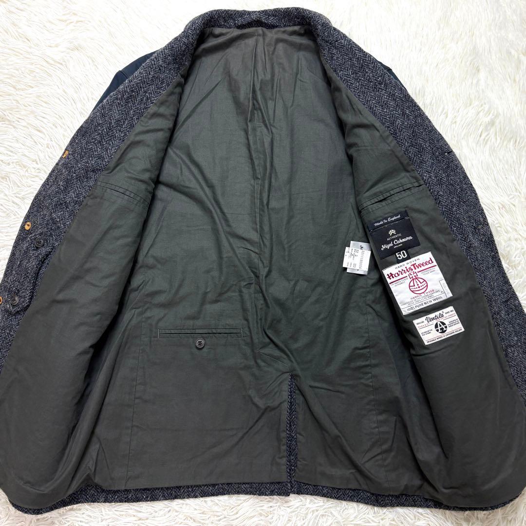 【極美品】ナイジェルケーボン ハリスツイード マロリージャケット XL
