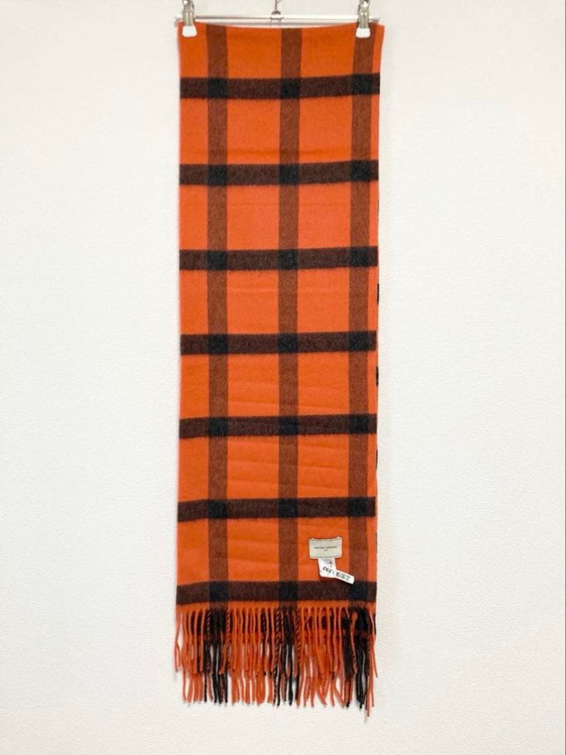 美品★カシミヤ100% ストール チェックUNITED ARROWS¥29700