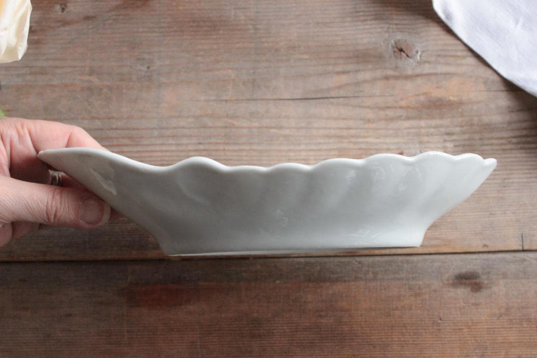 【F】シェル型ラヴィエプレート/フランスアンティーク食器