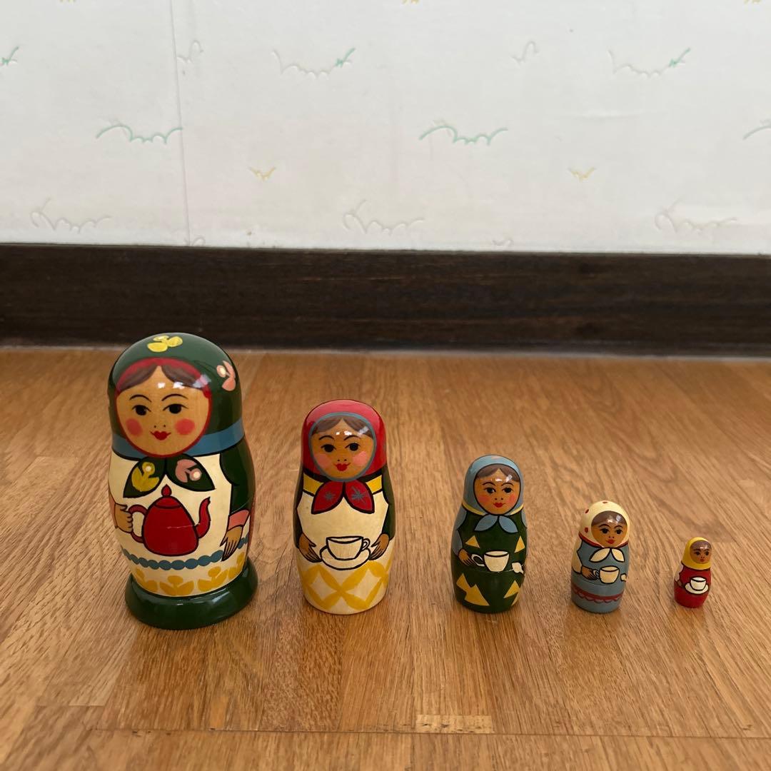 ミナペルホネン　マトリョーシカ 5個セット