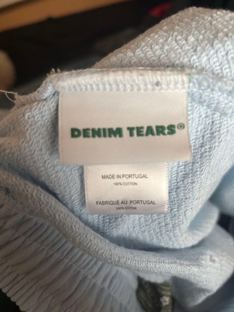Denim tears デニムティアーズ水色パンツ　sサイズ