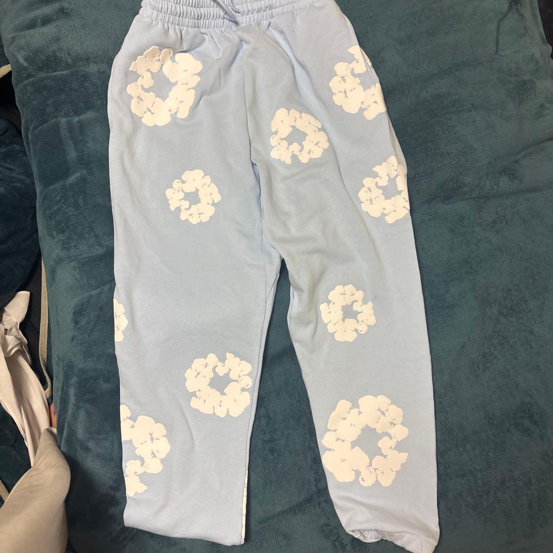 Denim tears デニムティアーズ水色パンツ　sサイズ