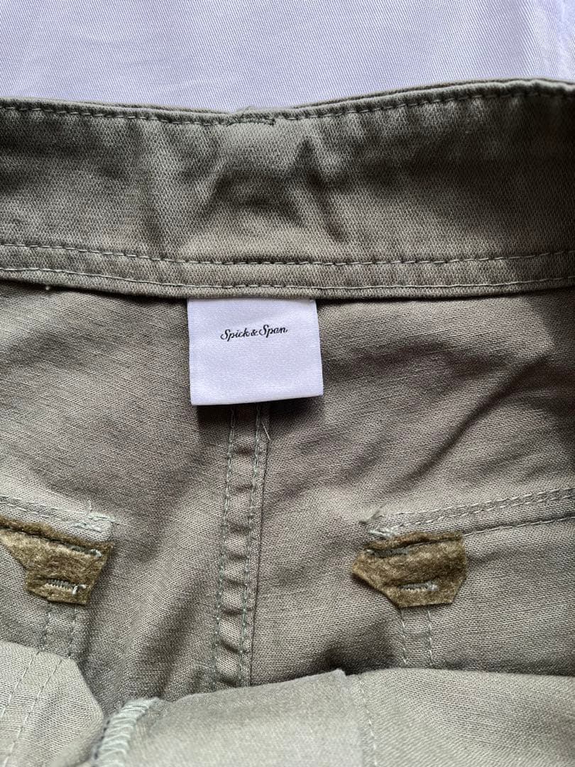 Spick & Span ルーズベイカーパンツ　カーキ サイズ36