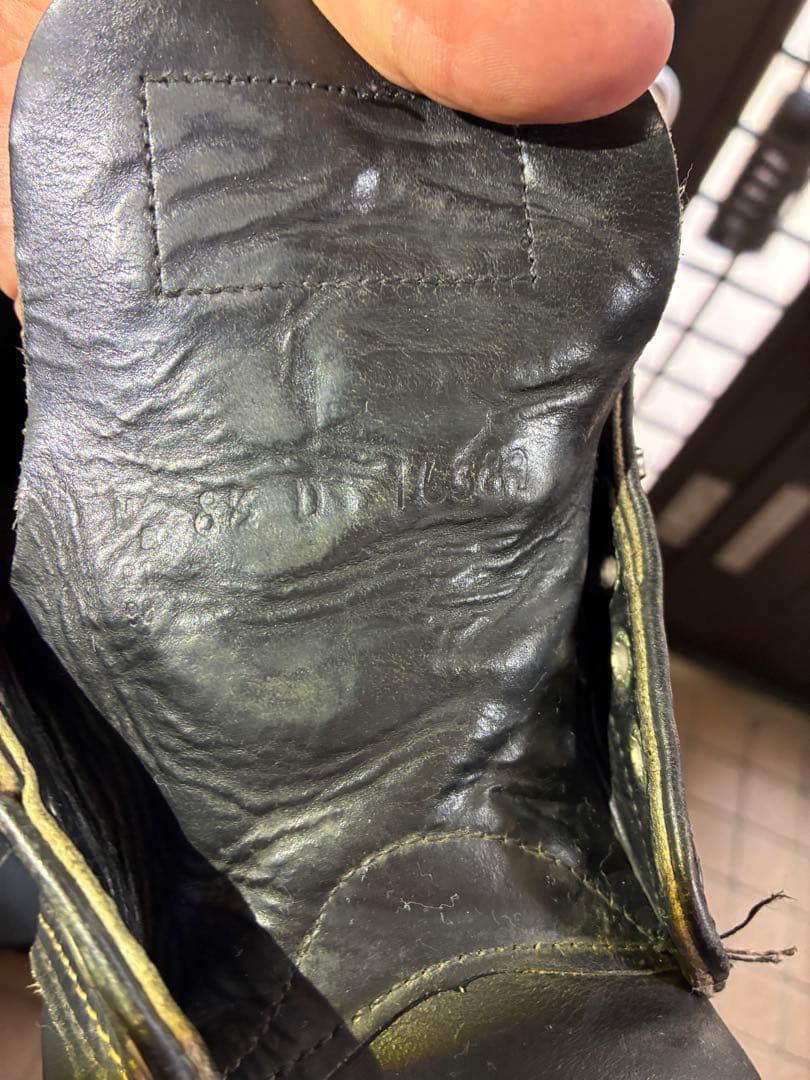 レッドウィング　アイリッシュセッター　黒　8½D 犬タグ