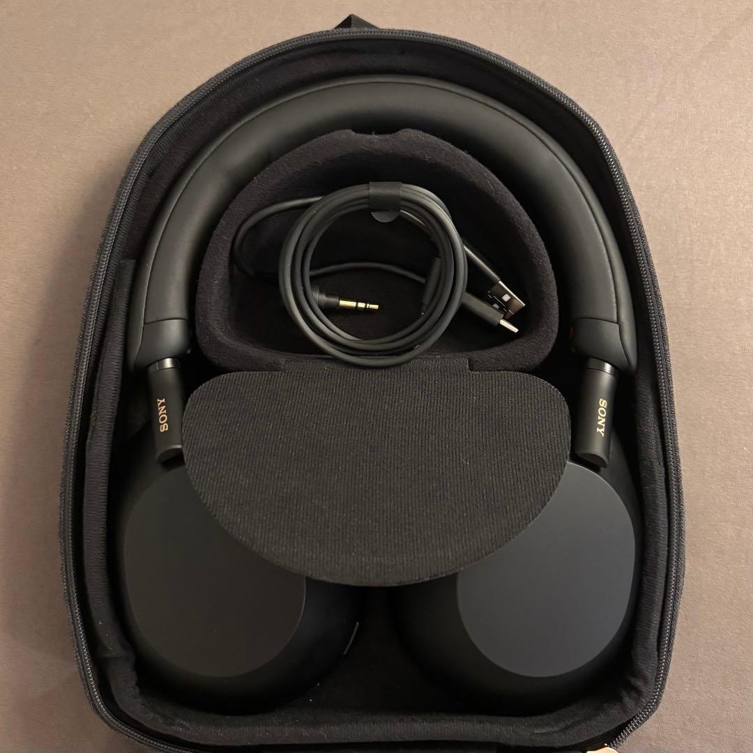 超美品早い者勝ち Sony wh-1000xm5 ワイヤレスヘッドホン ブラック