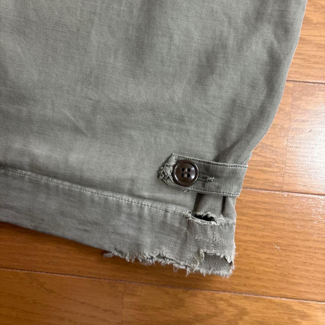 40s ww2 us.army m43 フィールドパンツ 襤褸 実物 ボロ