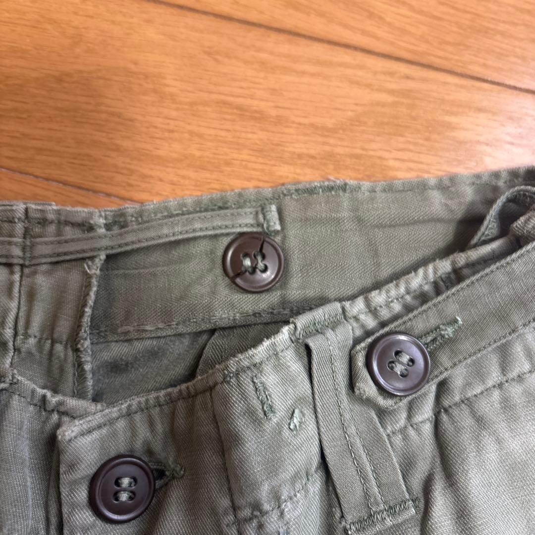 40s ww2 us.army m43 フィールドパンツ 襤褸 実物 ボロ