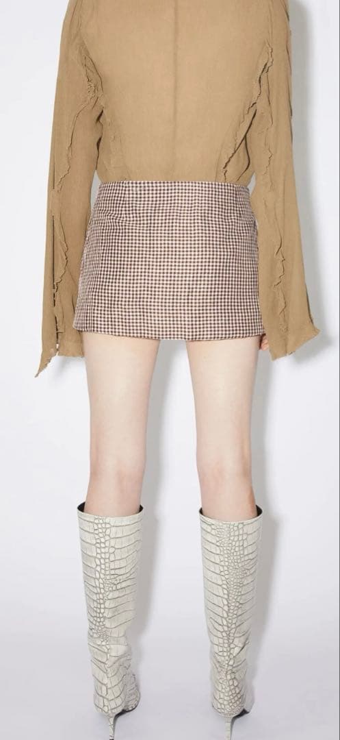 Acne Studios ギンガムミニスカート新品未使用