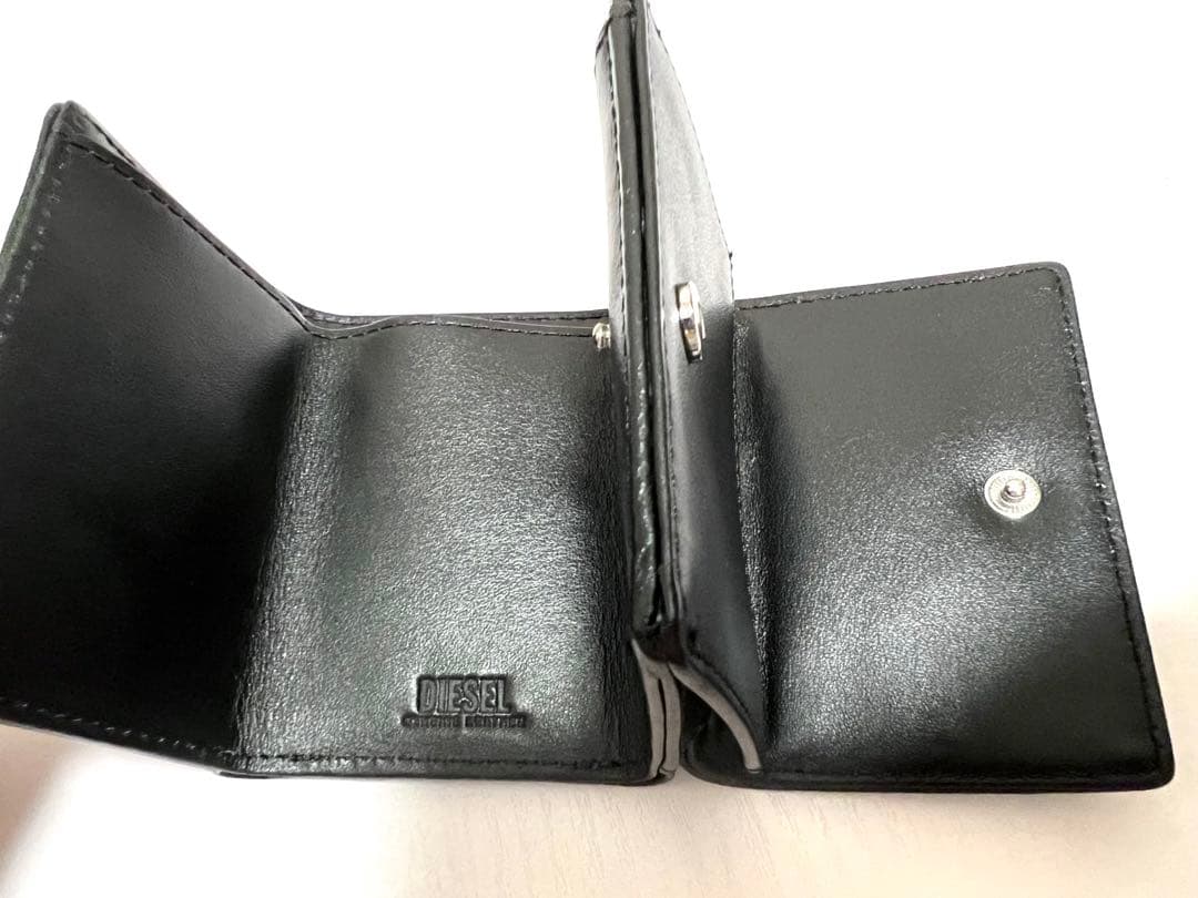 DIESEL 三つ折り財布 BLK