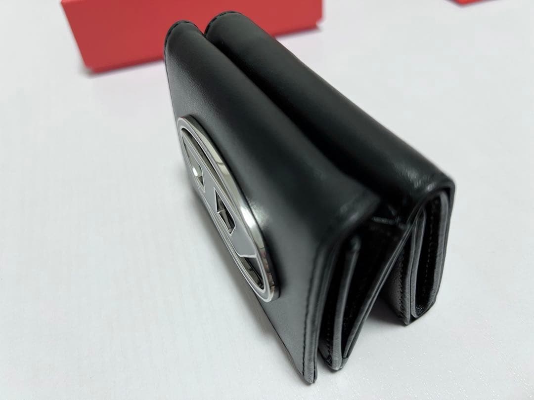 DIESEL 三つ折り財布 BLK