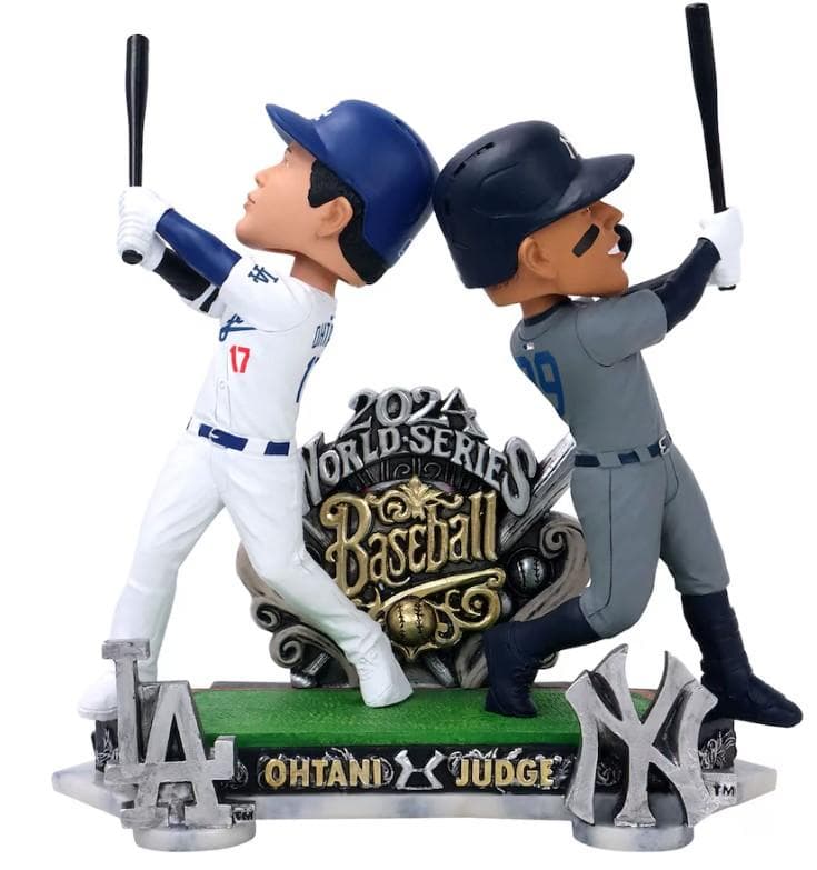 大谷翔平 アーロン・ジャッジ デュアル ボブルヘッド 2024 ワールドシリーズ