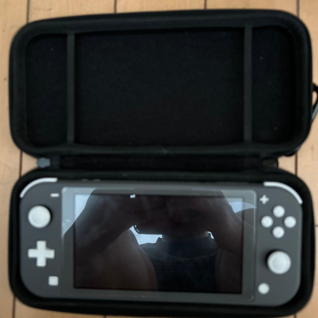 く*認様 switchlight本体グレー(美品)+ケース