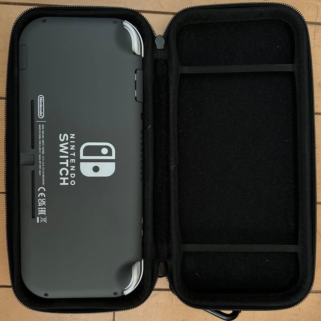 く*認様 switchlight本体グレー(美品)+ケース
