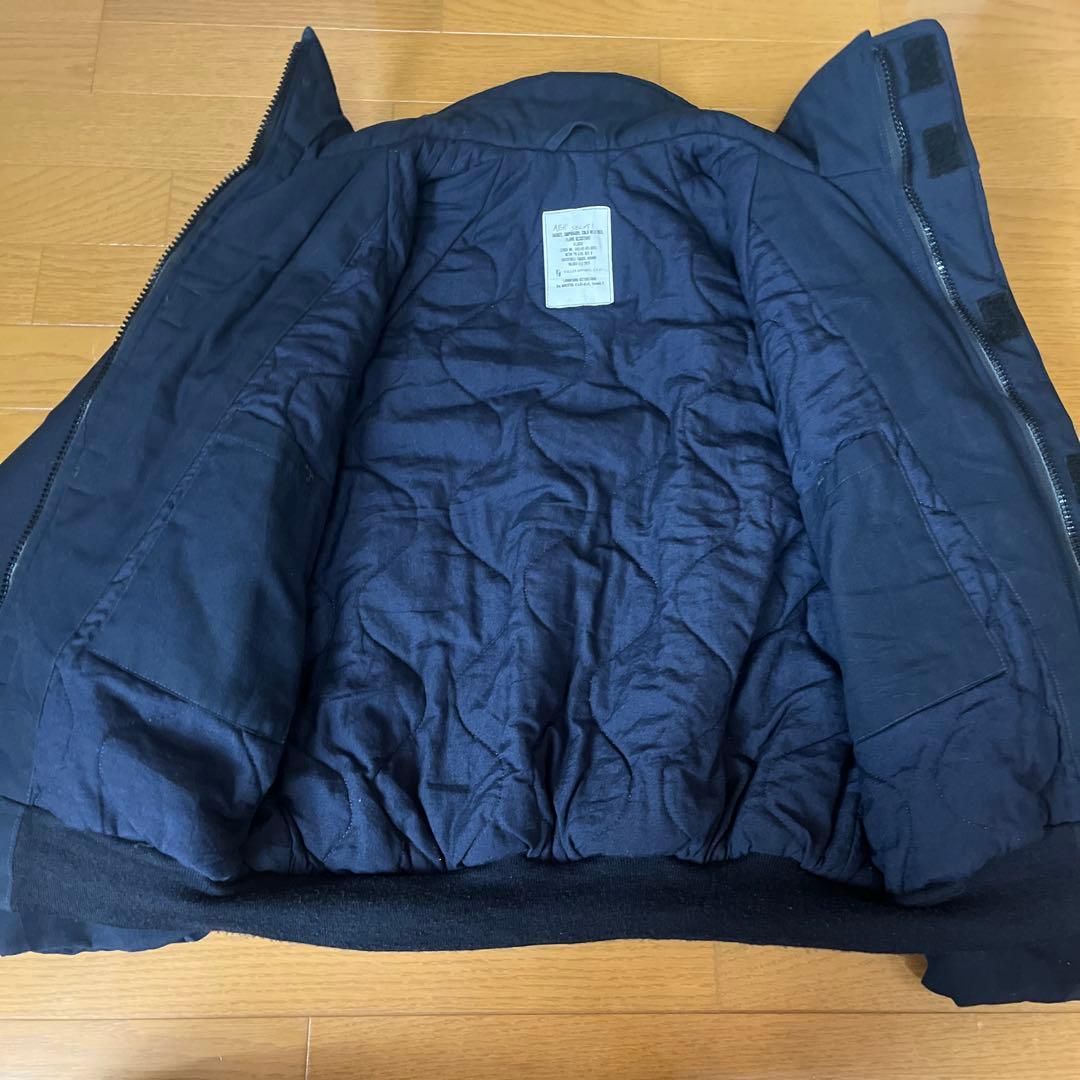 美品　米軍 U.S.NAVY USN シップボードジャケット ステンシル入り