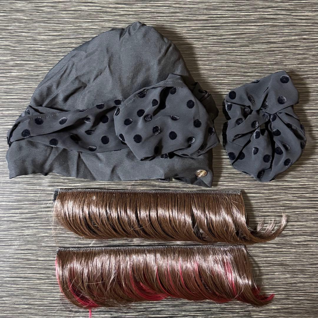 BAREN 医療用ウィッグ付きケア帽子